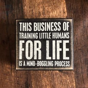 4”x4.5” wooden sign